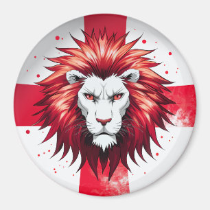 The English Lion Magnet