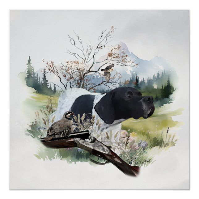 The English Pointer Poster (Front)