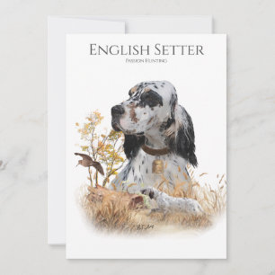The English Setter,  Passion Hunting Invitation