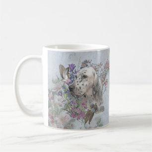 The English Setter Portrait , art Coffee Mug