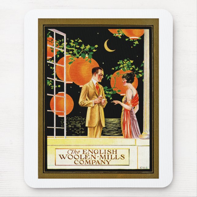 The English Woollen Mills Company Mouse Mat (Front)