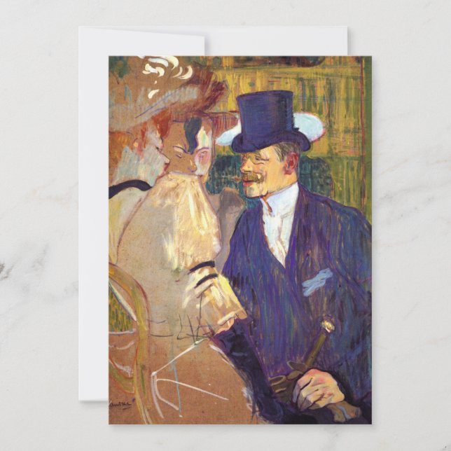 The Englishman by Toulouse Lautrec, Vintage Art (Front)