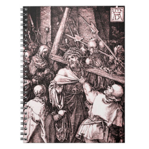The engraved Passion series: Bearing of the Cross Notebook