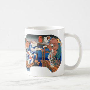 The enjoying the cool air of Utagawa Kuniyoshi and Coffee Mug