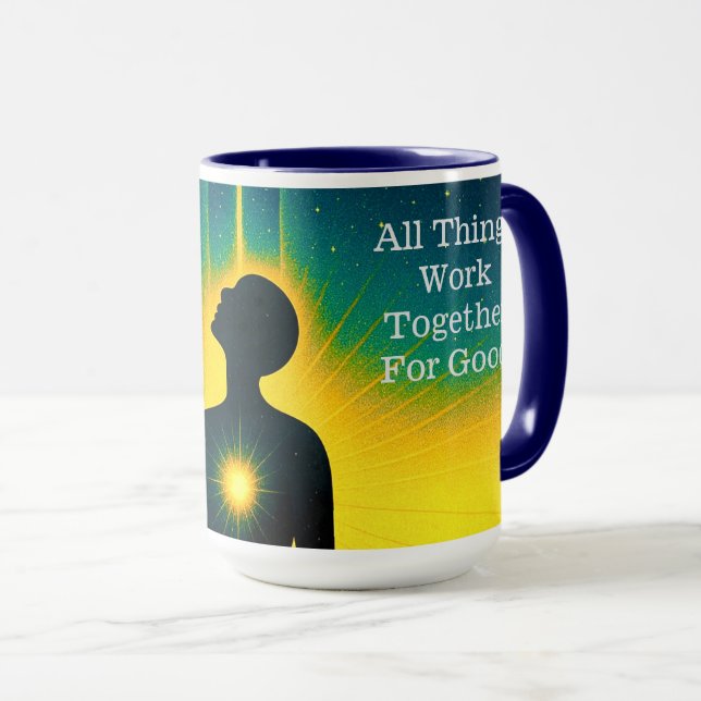 'The Enlightened Beings Club' 15oz Coffee Mug (Front Right)