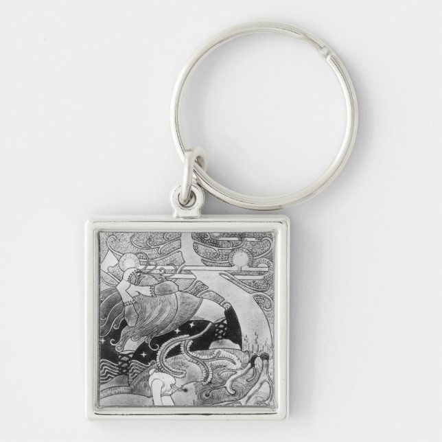 The Enormous Oak Tree is Cut Down Key Ring (Front)