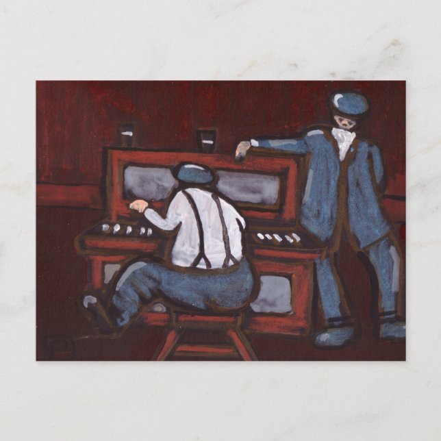 THE ENTERTAINER POSTCARD (Front)