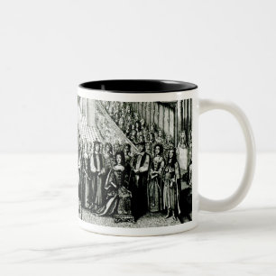 The Enthroning of King James II and Queen Mary Two-Tone Coffee Mug