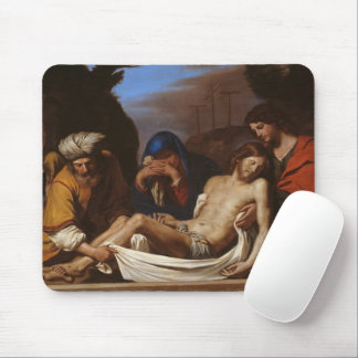 The Entombment by Guercino – Baroque Religious Art Mouse Mat