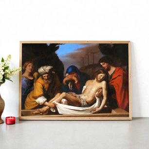 The Entombment by Guercino Religious Art Poster