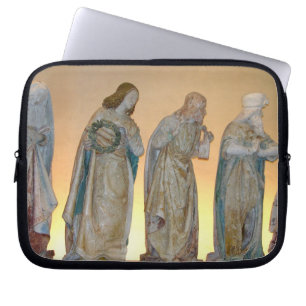 The Entombment, detail of saints, 1490 (painted st Laptop Sleeve