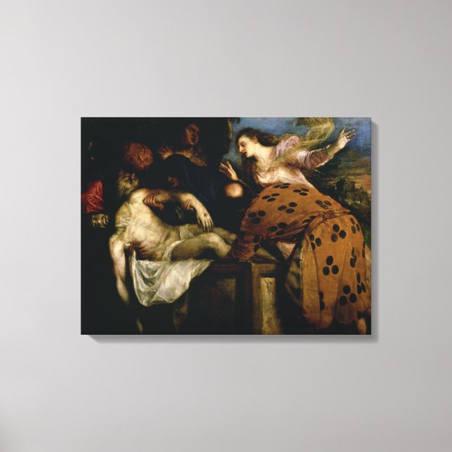 The Entombment of Christ Canvas Print (Front)
