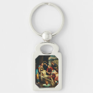 The Entombment of Christ Juan Rodríguez Juarez Key Ring