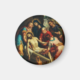 The Entombment of Christ Juan Rodríguez Juarez Magnet