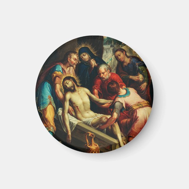 The Entombment of Christ Juan Rodríguez Juarez Magnet (Front)