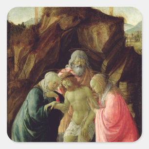 The Entombment Square Sticker