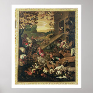 The Entrance of the Animals into the Ark Poster