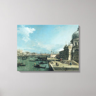 The Entrance to the Grand Canal Canvas Print
