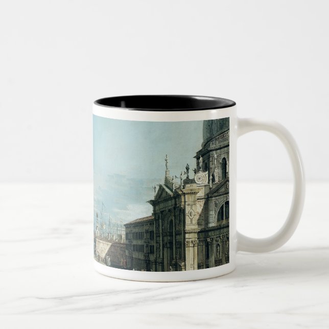 The Entrance to the Grand Canal Two-Tone Coffee Mug (Right)
