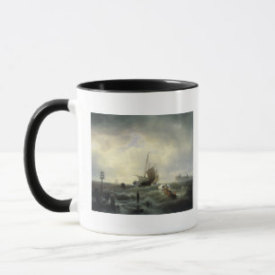 The Entrance to the Harbour at Hellevoetsluys Mug