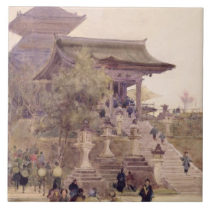 The Entrance to the Temple of Kiyomizu-Dera, Kyoto Tile