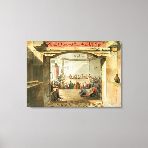 The Entrance to the Tower of the Winds, Athens, fr Canvas Print