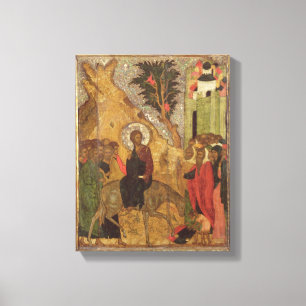 The Entry into Jerusalem, Moscow School Canvas Print