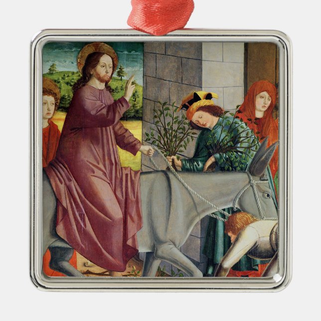 The Entry of Christ into Jerusalem Metal Tree Decoration (Front)