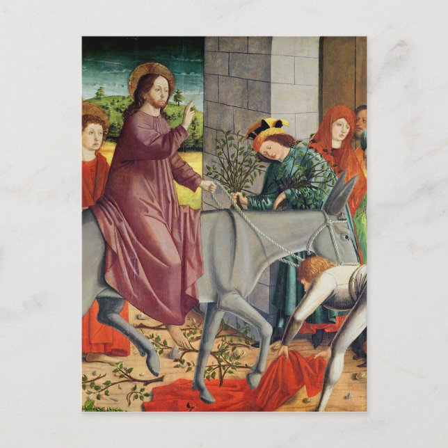 The Entry of Christ into Jerusalem Postcard (Front)