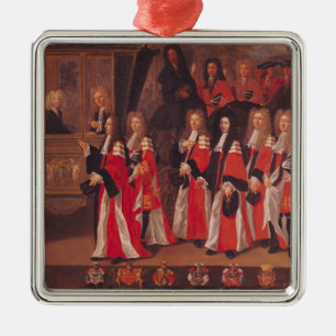 The Entry of Louis of France Metal Tree Decoration