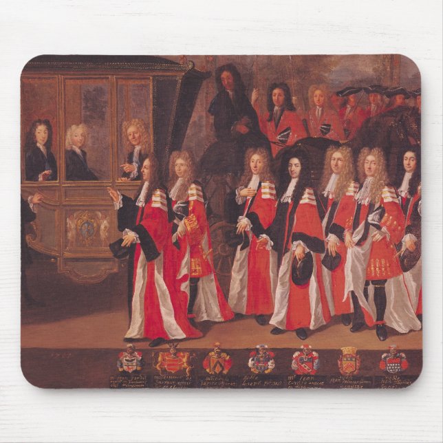 The Entry of Louis of France Mouse Mat (Front)