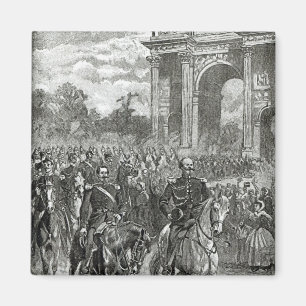 The entry of Napoleon III and Victor Emmanuel Magnet