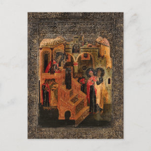 The Entry of the Mother of God into the Temple Postcard