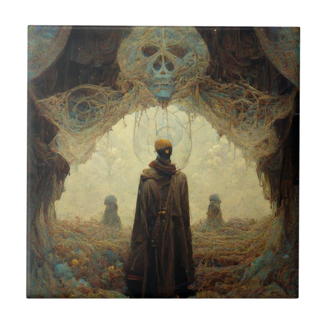 The Entryway Dark Fantasy Sci-Fi Tile (Front)