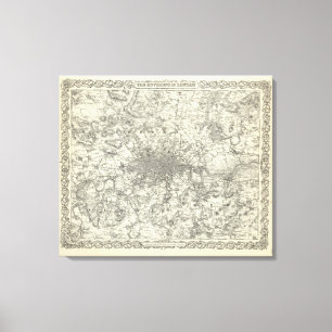 The Environs Of London Canvas Print