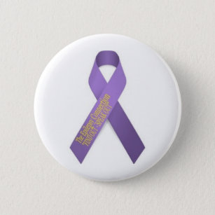 The Epilepsy Connection Ribbon 6 Cm Round Badge