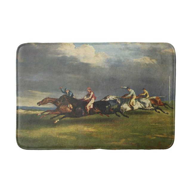 The Epsom Derby Horse Race Bath Mat (Front)