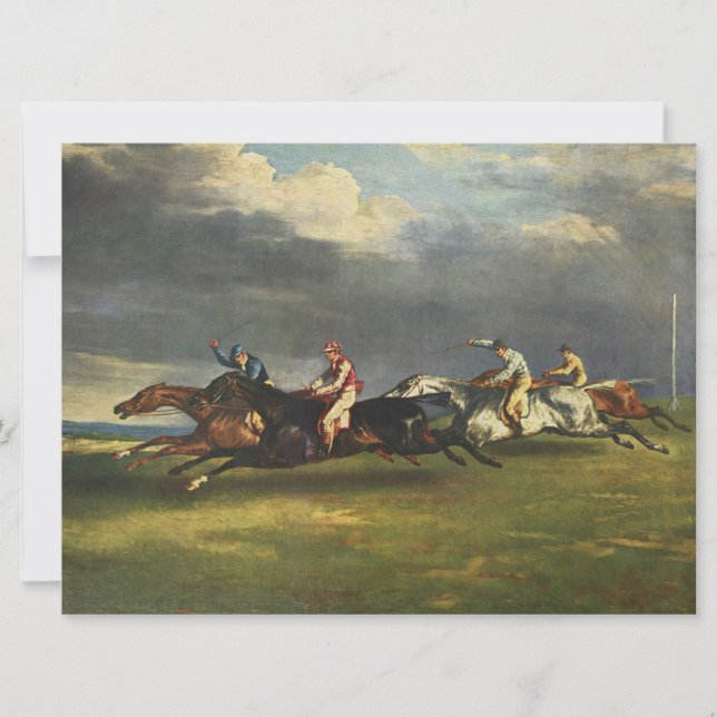 The Epsom Derby Horse Race Card (Front)