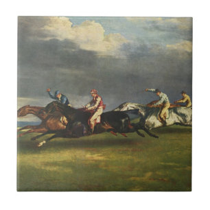 The Epsom Derby Horse Race Tile
