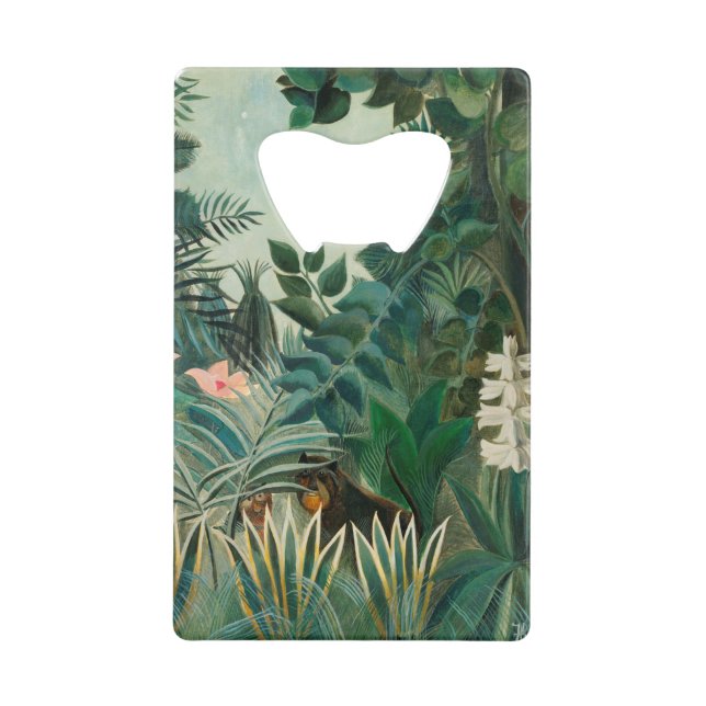 The Equatorial Jungle (1909) by Henri Rousseau. (Front)