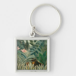 The Equatorial Jungle, 1909 (oil on canvas) Key Ring