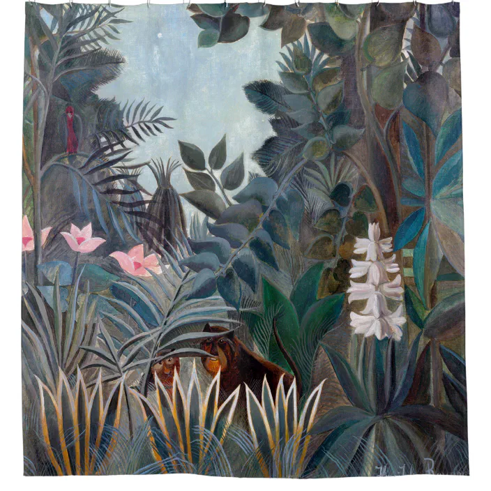 The Equatorial Jungle Shower Curtain, Jungle Shower Curtain Uk