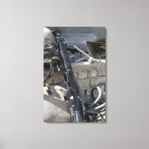 The equipment of a Marine Canvas Print