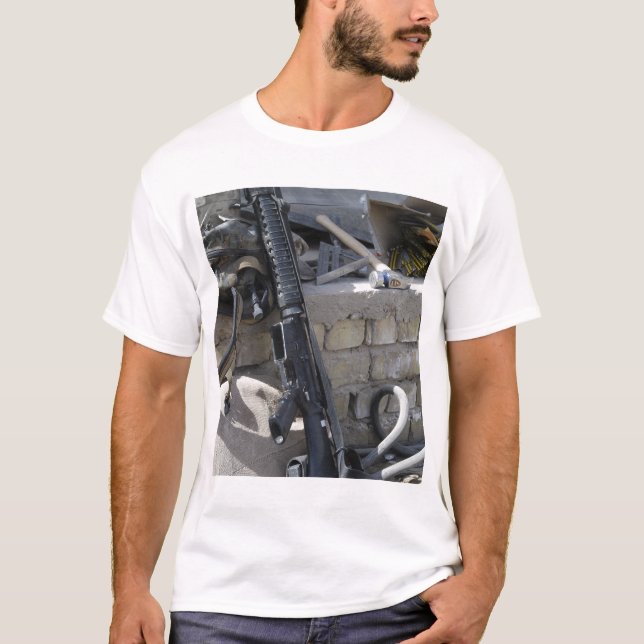 The equipment of a Marine T-Shirt (Front)