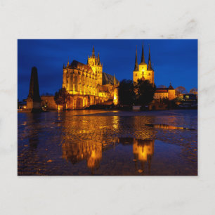 The Erfurt Cathedral in Thuringia Postcard