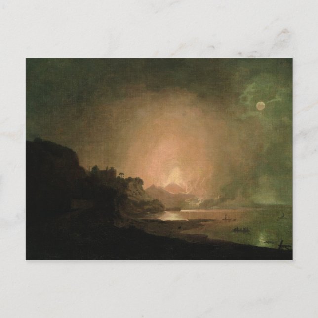 The Eruption of Mount Vesuvius Postcard (Front)