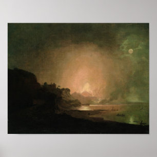 The Eruption of Mount Vesuvius Poster