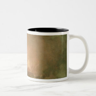 The Eruption of Mount Vesuvius Two-Tone Coffee Mug