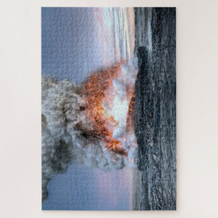 The eruption of the Kilauea volcano in Hawaii, Jigsaw Puzzle