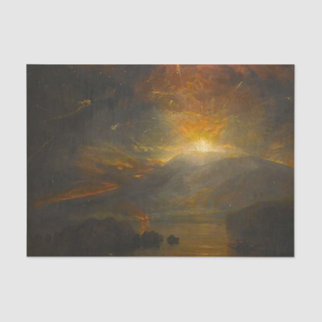 The Eruption of the Soufriere Mountains by Turner Tissue Paper (Front)